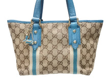 Load image into Gallery viewer, GUCCI グッチ ハンドバッグ 120844 ブラウン ベージュ GGスプリームキャンバス レザー シルバー金具 美品 中古 4b007144