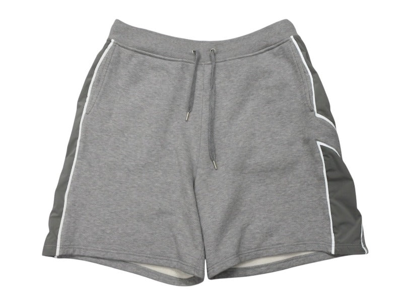 極美品 HERMES エルメス カプセルスポーツショートパンツ サイドライン イタリア製 コットン グレー サイズL 中古 4b007168