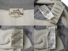 Load image into Gallery viewer, 極美品 HERMES エルメス カプセルスポーツショートパンツ サイドライン イタリア製 コットン グレー サイズL 中古 4b007168