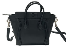 Load image into Gallery viewer, 極美品 CELINE セリーヌ Luggage ラゲージ マイクロショッパー 2WAY ハンドバッグ ショルダーバッグ レザー ブラック 189793DRU 中古 4b007185