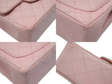 画像をギャラリービューアに読み込む, 極美品 CHANEL シャネル ミニマトラッセ チェーンショルダーバッグ ココマーク 7番台 キャビアスキン ピンク ゴールド金具 中古 4b007196