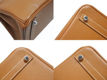 Load image into Gallery viewer, 極美品 HERMES エルメス バーキン30 ハンドバッグ ヴォーエプソン ゴールド シルバー金具 ☐M刻印 中古 4b007208