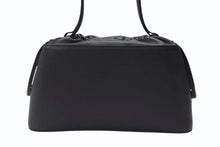 Load image into Gallery viewer, 極美品 HERMES エルメス Douparis ドゥパリ ハンドバッグ ヴォ―エプソン ブラック □J刻印 シルバー金具 中古 4b007227