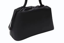 Load image into Gallery viewer, 極美品 HERMES エルメス Douparis ドゥパリ ハンドバッグ ヴォ―エプソン ブラック □J刻印 シルバー金具 中古 4b007227