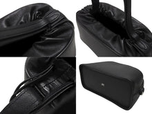 Load image into Gallery viewer, 極美品 HERMES エルメス Douparis ドゥパリ ハンドバッグ ヴォ―エプソン ブラック □J刻印 シルバー金具 中古 4b007227