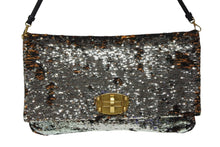 Load image into Gallery viewer, 極美品 MIUMIU ミュウミュウ ワンショルダーバッグ マルチカラー スパンコール レザー ゴールド金具 中古 4b007237