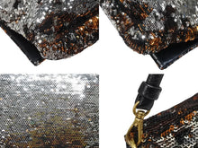 Load image into Gallery viewer, 極美品 MIUMIU ミュウミュウ ワンショルダーバッグ マルチカラー スパンコール レザー ゴールド金具 中古 4b007237