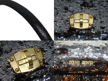 Load image into Gallery viewer, 極美品 MIUMIU ミュウミュウ ワンショルダーバッグ マルチカラー スパンコール レザー ゴールド金具 中古 4b007237