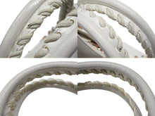 Load image into Gallery viewer, BALENCIAGA バレンシアガ ジャイアントシティ 2WAYバッグ イタリア製 レザー 527589 ホワイト ピンクゴールド金具 美品 中古 4b007253