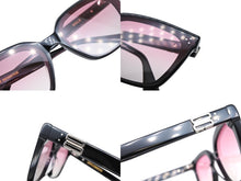 画像をギャラリービューアに読み込む, GENTLE MONSTER ジェントルモンスター アセテート ブラック ピンク サイズ63◻︎15 143 美品 中古 4b007268