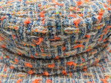 画像をギャラリービューアに読み込む, MAISON MICHEL メゾン・ミッシェル キャスケット マルチカラー ブルー ホワイト オレンジ系 サイズS 中古 4b007278