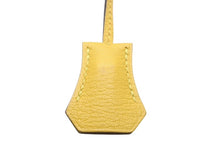 Load image into Gallery viewer, HERMES エルメス クロシェット カデナ キー セット トリヨンノビーヨ ジョーヌナプル ゴールド金具 美品 中古 4b007286