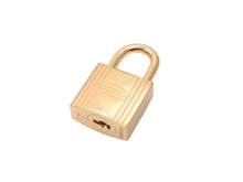 Load image into Gallery viewer, 極美品 HERMES エルメス クロシェット カデナ キー セット ヴォーエプソン ビスキュイ ゴールド金具 中古 4b007289