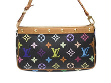 画像をギャラリービューアに読み込む, 極美品 LOUIS VUITTON ルイヴィトン ポシェットアクセソワール アクセサリーポーチ M92648 モノグラム マルチカラー ブラック 中古 4b007312