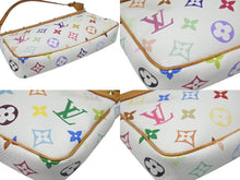 画像をギャラリービューアに読み込む, 極美品 LOUIS VUITTON ルイヴィトン ポシェット アクセソワール アクセサリーポーチ M92649 モノグラム マルチカラー 村上隆 中古 4b007313