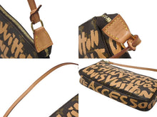 画像をギャラリービューアに読み込む, 極美品 LOUIS VUITTON ルイヴィトン ポシェットアクセソワ―ル アクセサリーポーチ M92193 モノグラム グラフィティ ベージュ PVC レザー 中古 4b007329