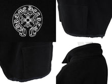 Load image into Gallery viewer, CHROME HEARTS クロムハーツ YKT U TARDY SWEEP HLF ZIP ダガーハーフジップフリース サイズXL ホースシュー ブラック 美品 中古 4b007355