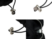 Load image into Gallery viewer, CHROME HEARTS クロムハーツ YKT U TARDY SWEEP HLF ZIP ダガーハーフジップフリース サイズXL ホースシュー ブラック 美品 中古 4b007355