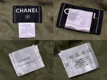 画像をギャラリービューアに読み込む, 極美品 CHANEL シャネル ツイードジャケット P32181V18440 サイズ36 ココマーク グリーン ブラウン シルク リネン コットン 中古 4b007356