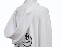 画像をギャラリービューアに読み込む, CHROME HEARTS クロムハーツ クロスプリント プルオーバーフーディー パーカー サイズS ホワイト 美品 中古 4b007357