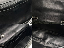 画像をギャラリービューアに読み込む, CHANEL シャネル デカマトラッセ30 Sフラップ Wチェーンショルダーバッグ 19番台 A58600 パテントレザー ブラック 美品 中古 4b007364