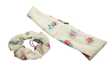 画像をギャラリービューアに読み込む, 新品同様 MIUMIU ミュウミュウ シュシュ ヘアバンドセット ヘアアクセサリー 小物 シルク イエロー マルチカラー 中古 4b007372