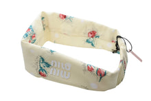 画像をギャラリービューアに読み込む, 新品同様 MIUMIU ミュウミュウ シュシュ ヘアバンドセット ヘアアクセサリー 小物 シルク イエロー マルチカラー 中古 4b007372