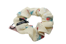 画像をギャラリービューアに読み込む, 新品同様 MIUMIU ミュウミュウ シュシュ ヘアバンドセット ヘアアクセサリー 小物 シルク イエロー マルチカラー 中古 4b007372