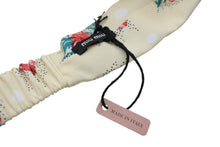 画像をギャラリービューアに読み込む, 新品同様 MIUMIU ミュウミュウ シュシュ ヘアバンドセット ヘアアクセサリー 小物 シルク イエロー マルチカラー 中古 4b007372