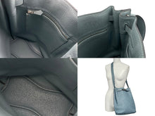 Load image into Gallery viewer, 極美品 HERMES エルメス ソーケリー22 ショルダーバッグ □M刻印 トリヨンクレマンス ブルーリン パラジウム金具 中古 4b007385
