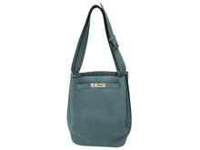 Load image into Gallery viewer, 極美品 HERMES エルメス ソーケリー22 ショルダーバッグ □M刻印 トリヨンクレマンス ブルーリン パラジウム金具 中古 4b007385