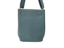 Load image into Gallery viewer, 極美品 HERMES エルメス ソーケリー22 ショルダーバッグ □M刻印 トリヨンクレマンス ブルーリン パラジウム金具 中古 4b007385