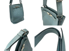 Load image into Gallery viewer, 極美品 HERMES エルメス ソーケリー22 ショルダーバッグ □M刻印 トリヨンクレマンス ブルーリン パラジウム金具 中古 4b007385