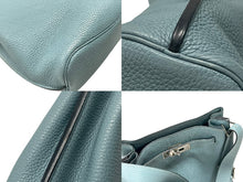 Load image into Gallery viewer, 極美品 HERMES エルメス ソーケリー22 ショルダーバッグ □M刻印 トリヨンクレマンス ブルーリン パラジウム金具 中古 4b007385
