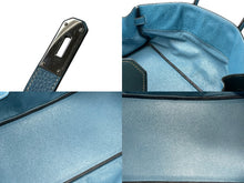 Load image into Gallery viewer, HERMES エルメス ショルダーバーキン ハンドバッグ トリヨンクレマンス ブルージーン □I刻印 SV金具 2005年 ゴルチェ期 美品 中古 4b007387