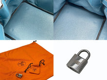 Load image into Gallery viewer, HERMES エルメス ショルダーバーキン ハンドバッグ トリヨンクレマンス ブルージーン □I刻印 SV金具 2005年 ゴルチェ期 美品 中古 4b007387