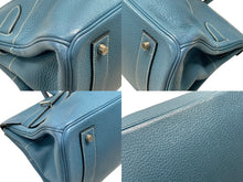 Load image into Gallery viewer, HERMES エルメス ショルダーバーキン ハンドバッグ トリヨンクレマンス ブルージーン □I刻印 SV金具 2005年 ゴルチェ期 美品 中古 4b007387