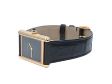画像をギャラリービューアに読み込む, 新品同様 Cartier カルティエ タンクルイカルティエ LMサイズ WGTA0091 オニキス ブラック 文字盤 時計 中古 4b007392