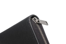 Load image into Gallery viewer, CELINE セリーヌ コンパクトジップドウォレット ラウンドファスナー コインケース S-SD-4178 ブラック レザー シルバー金具 美品 中古 4b007428