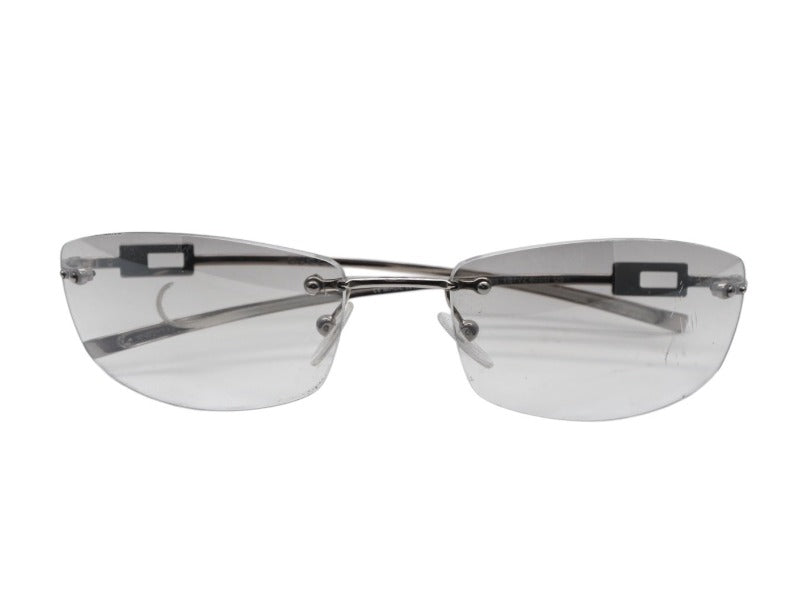 GUCCI グッチ リムレスサングラス GG 1784/STRASS YB7VZ サイズ60◻︎17 125 ラインストーン シルバー 良品 中古 4b007430