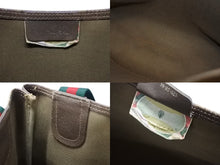 Load image into Gallery viewer, GUCCI グッチ シェリーライン GGロゴ トートバッグ ベージュ オールドグッチ 39.02.003 PVC レザー ゴールド金具 美品 中古 4b007434