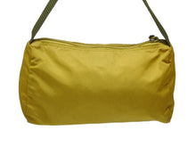 Load image into Gallery viewer, PRADA プラダ ハンドバッグ ワンショルダーバッグ トライアングルロゴ イタリア製 ナイロン イエロー カーキ シルバー金具 美品 中古 4b007441