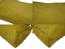 Load image into Gallery viewer, PRADA プラダ ハンドバッグ ワンショルダーバッグ トライアングルロゴ イタリア製 ナイロン イエロー カーキ シルバー金具 美品 中古 4b007441