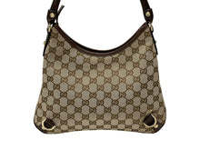 Load image into Gallery viewer, 極美品 GUCCI グッチ アビー ワンショルダーバッグ 130738 ベージュ ブラウン GGキャンバス レザー ゴールド金具 中古 4b007447