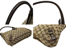 Load image into Gallery viewer, 極美品 GUCCI グッチ アビー ワンショルダーバッグ 130738 ベージュ ブラウン GGキャンバス レザー ゴールド金具 中古 4b007447