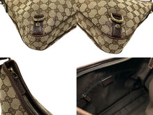 Load image into Gallery viewer, 極美品 GUCCI グッチ アビー ワンショルダーバッグ 130738 ベージュ ブラウン GGキャンバス レザー ゴールド金具 中古 4b007447