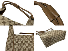 Load image into Gallery viewer, 極美品 GUCCI グッチ GGキャンバス ワンショルダーバッグ 101333 ブラウン ベージュ PVC ブラック金具 中古 4b007448
