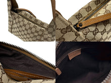 Load image into Gallery viewer, 極美品 GUCCI グッチ GGキャンバス ワンショルダーバッグ 101333 ブラウン ベージュ PVC ブラック金具 中古 4b007448