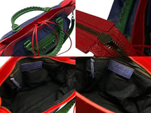 Load image into Gallery viewer, BALENCIAGA バレンシアガ ザ シティ ジャイアント 2WAYバッグ ハンドバッグ ショルダーバッグ 115743 レッド ブルー グリーン 美品 中古 4b007453