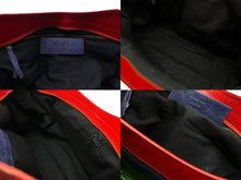 Load image into Gallery viewer, BALENCIAGA バレンシアガ ザ シティ ジャイアント 2WAYバッグ ハンドバッグ ショルダーバッグ 115743 レッド ブルー グリーン 美品 中古 4b007453